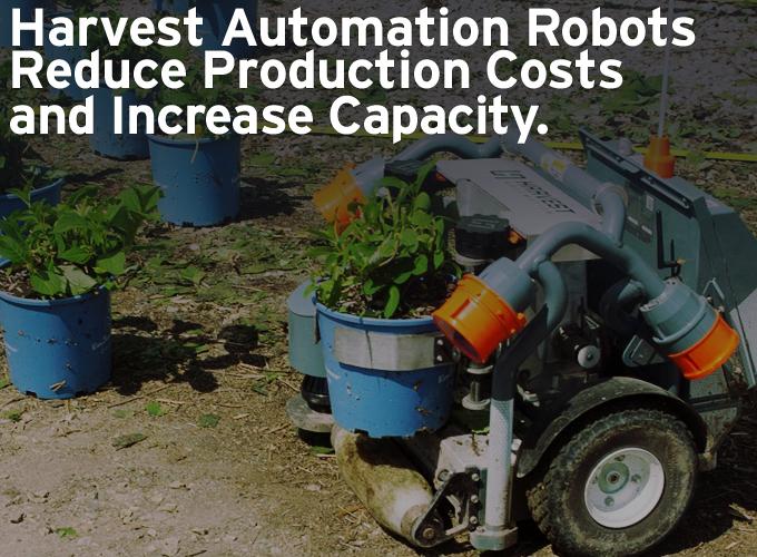 Harvest Automation Robots Reduce Production Costs and Increase Capacity