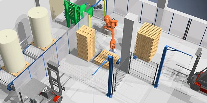 3D Time-of-Flight Camera Aids Robotic Palletizers