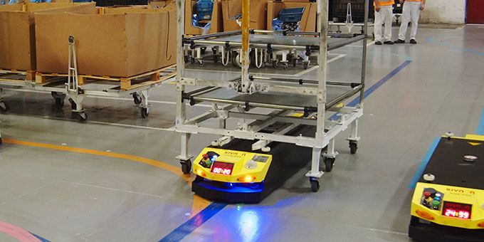 Kivnon AGVs Drive Efficiency for Forvia